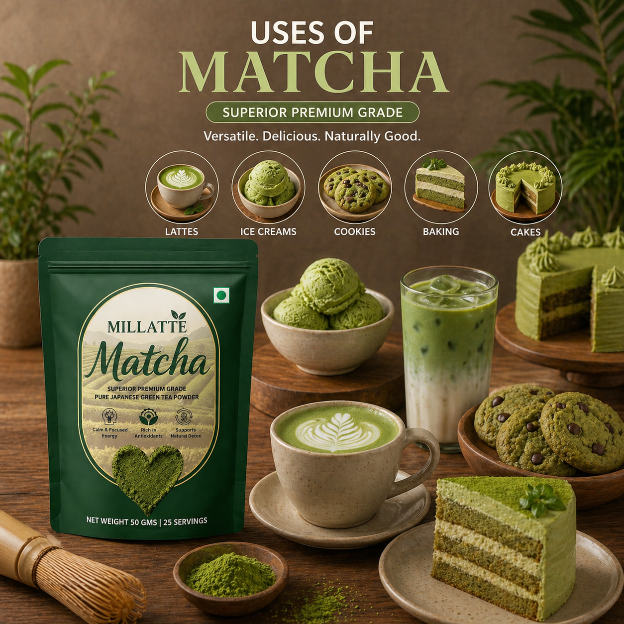Premium Grade Japanese Matcha Powder 50g | Smooth & Vibrant Matcha 4 premium grade japanese matcha powder – 50g