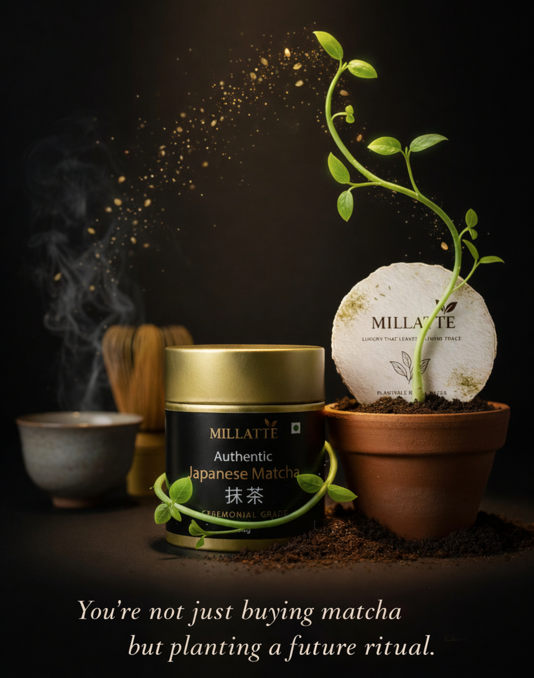 Ceremonial Grade Matcha Powder (30g Tin) | Authentic Japanese Matcha 6 Ceremonial Grade Matcha Powder (30g Tin) | Authentic Japanese Matcha - Image 6