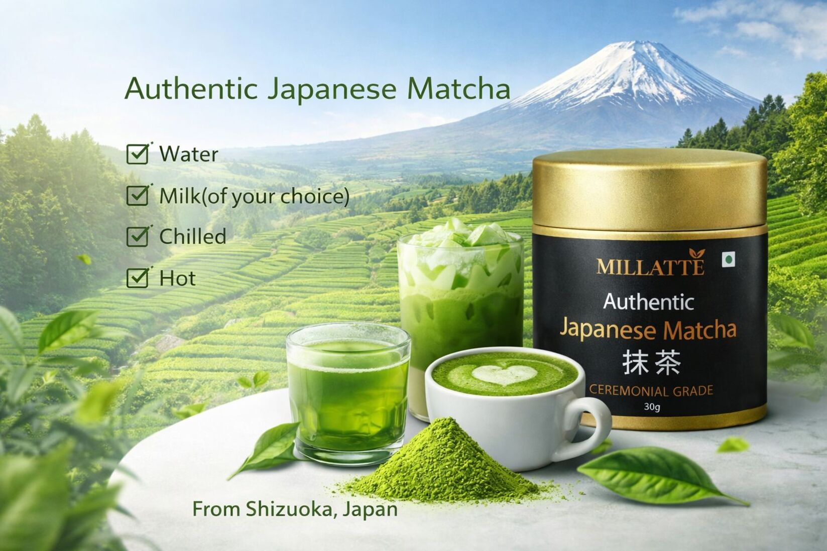 Ceremonial Grade Matcha Powder (30g Tin) | Authentic Japanese Matcha 3 Ceremonial Grade Matcha Powder (30g Tin) | Authentic Japanese Matcha - Image 3