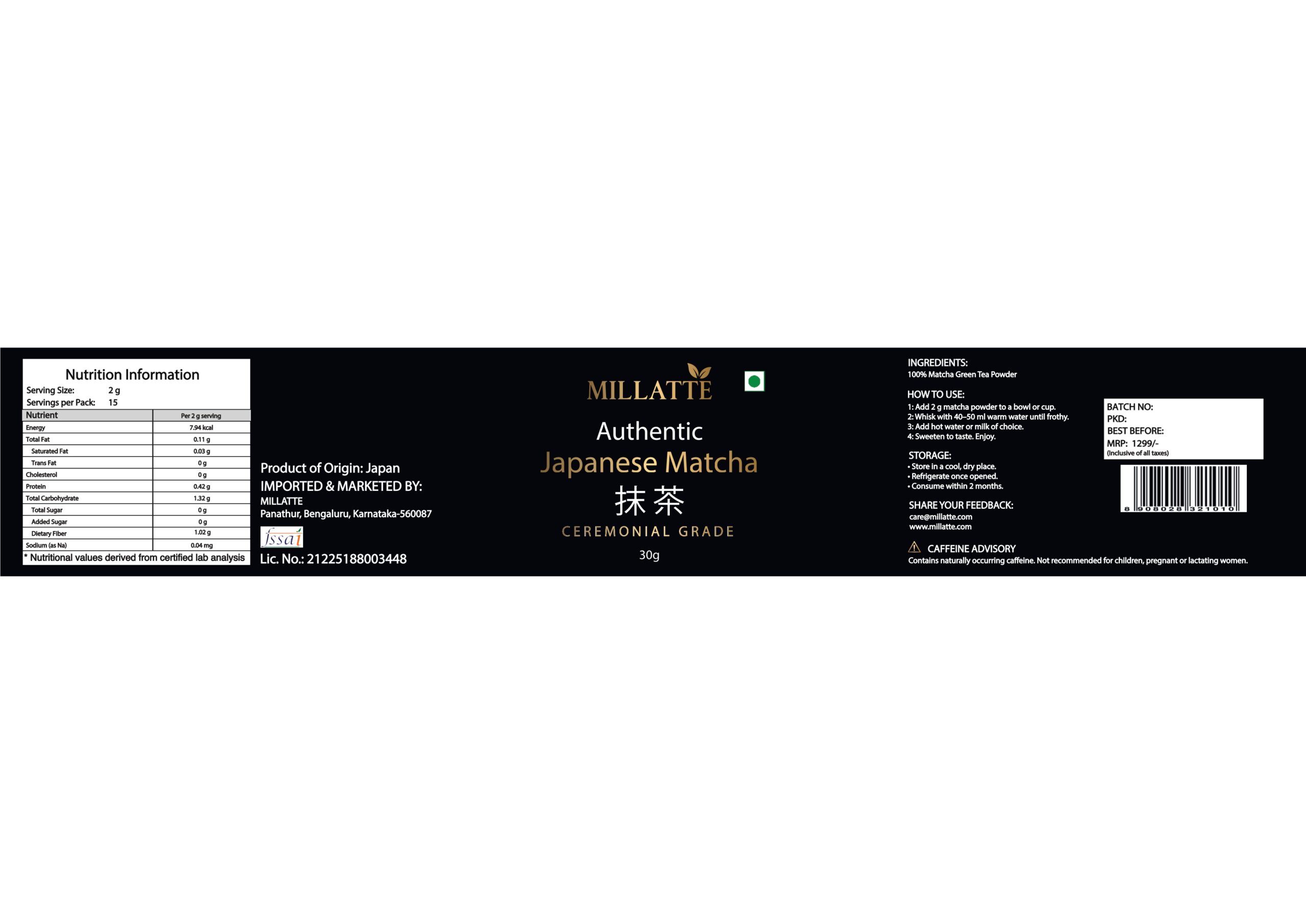 Ceremonial Grade Matcha Powder (30g Tin) | Authentic Japanese Matcha 5 Ceremonial Grade Matcha Powder (30g Tin) | Authentic Japanese Matcha - Image 5