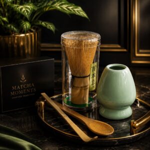Matcha Whisk Combo – 4 Piece Traditional Bamboo Set