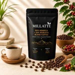 80% Arabica + 20% Robusta Blend Coffee