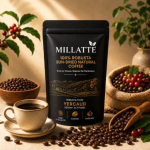 100% Robusta Sun-Dried Natural Coffee