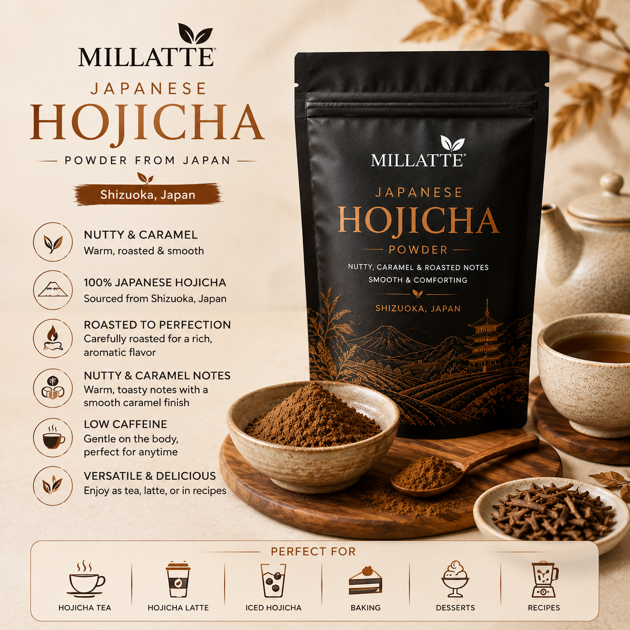 Japanese Hojicha 2 Japanese Hojicha - Image 2